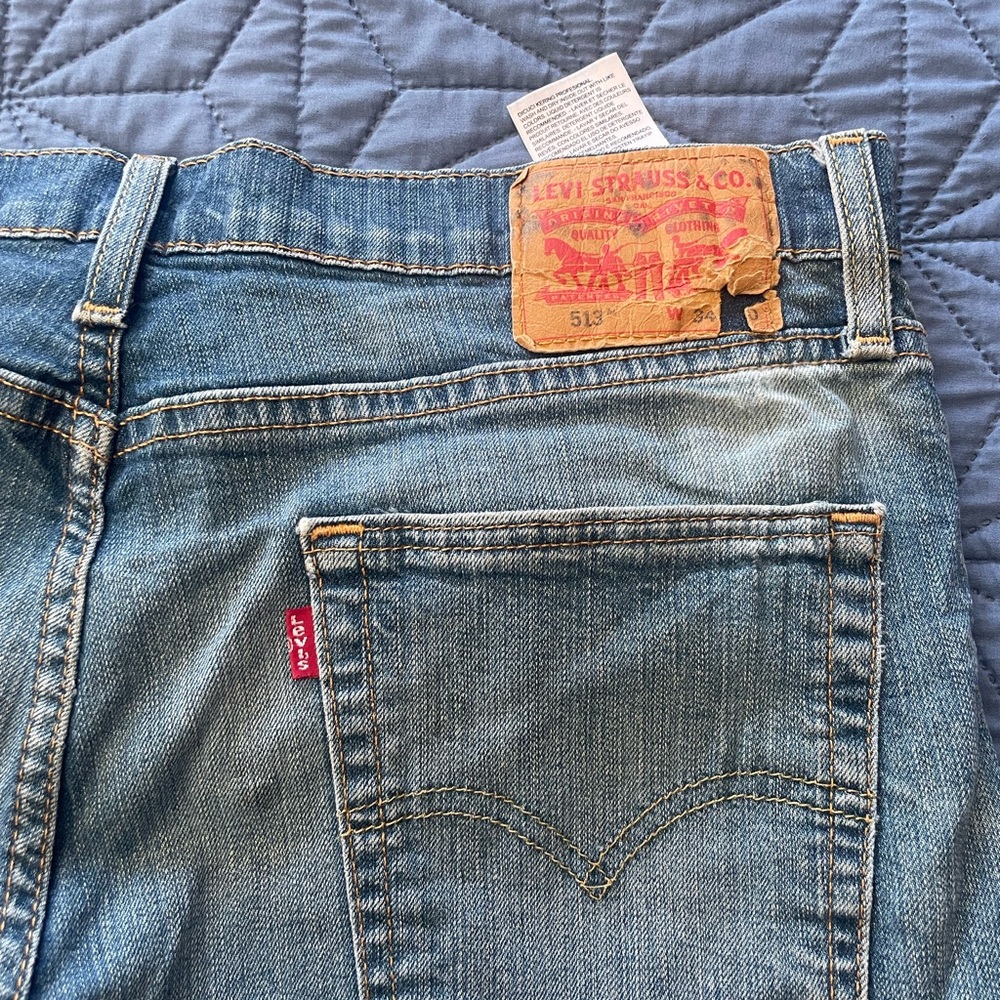 Levi's 513 Light Blue Jeans